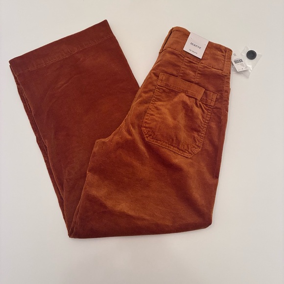 NWT Maeve Colette Corduroy Crop Wide-Leg Pant Size 25 - Picture 5 of 12